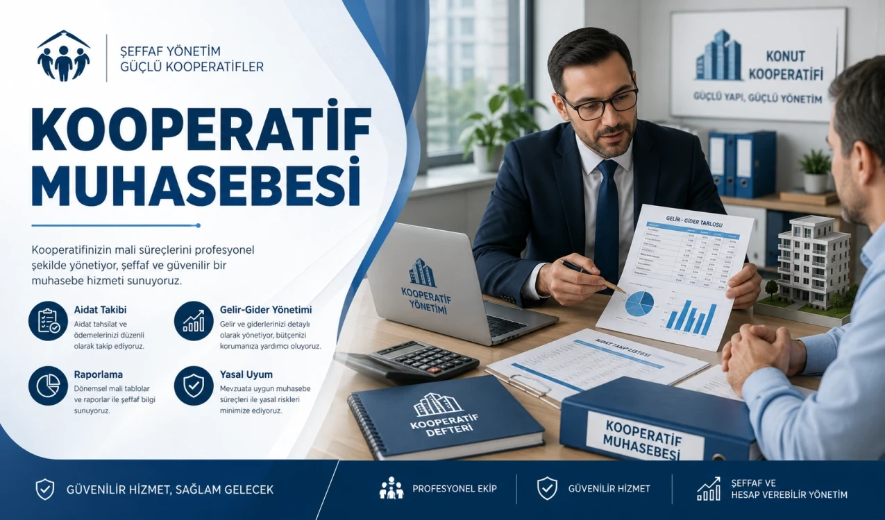 Kooperatif Muhasebesi Hizmeti | Profesyonel Mali Müşavirlik Desteği
