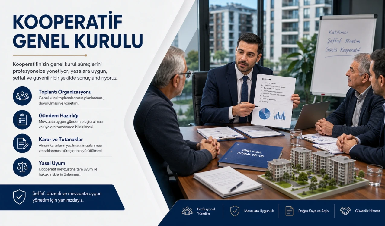 Kooperatif Genel Kurulu | Toplantı Hazırlığı ve Profesyonel Danışmanlık